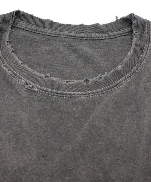 ANCELLM（アンセルム）ANCELLM (アンセルム) ダメージ加工ロングスリーブカットソー グレー サイズ:SIZE OS（ONE SIZE）の古着・服飾アイテム