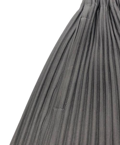 HOMME PLISSE ISSEY MIYAKE（オム プリッセ イッセイ ミヤケ）HOMME PLISSE ISSEY MIYAKE (オム プリッセ イッセイ ミヤケ) プリーツワイドパンツ グレー サイズ:2の古着・服飾アイテム