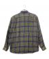 SUPREME (シュプリーム) Basket Weave Plaid Shirt ブルー×イエロー サイズ:L：12000円