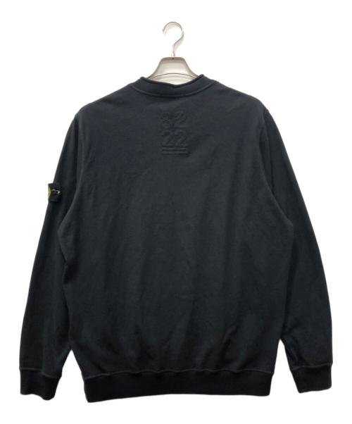STONE ISLAND（ストーンアイランド）STONE ISLAND (ストーンアイランド) 82/22コレクション 40周年記念クルーネックスウェット ブラック サイズ:XXLの古着・服飾アイテム