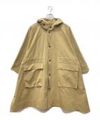 YLEVEイレーヴ）の古着「ハイカウントタフタ ポンチョブルゾン」｜ベージュ