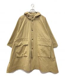YLEVE（イレーヴ）の古着「ハイカウントタフタ ポンチョブルゾン」｜ベージュ