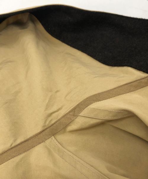 YLEVE（イレーヴ）YLEVE (イレーヴ) ハイカウントタフタ ポンチョブルゾン ベージュ サイズ:1の古着・服飾アイテム