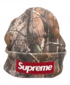 SUPREME×New Eraシュプリーム×ニューエラ）の古着「box logo beanie realtree」｜カーキ
