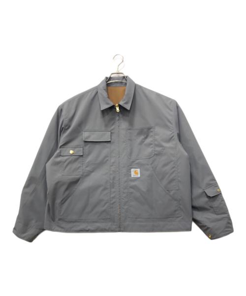 CarHartt（カーハート）CarHartt (カーハート) Invincible (インヴィンシブル) Nakada Shinsuke (ナカダ シンスケ) Reversible Detroit Jacket Max ブラウン×グレー サイズ:Lの古着・服飾アイテム