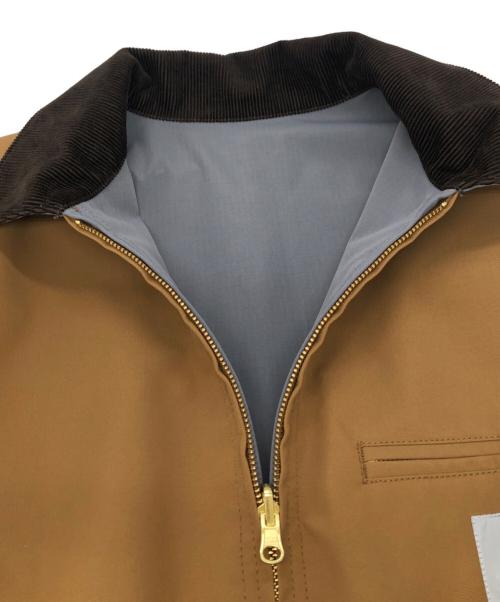 CarHartt（カーハート）CarHartt (カーハート) Invincible (インヴィンシブル) Nakada Shinsuke (ナカダ シンスケ) Reversible Detroit Jacket Max ブラウン×グレー サイズ:Lの古着・服飾アイテム