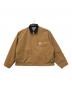 CarHartt（カーハート）の古着「Reversible Detroit Jacket Max」｜ブラウン×グレー