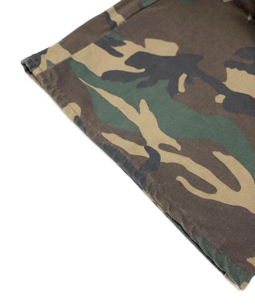 orSlow（オアスロウ）orSlow (オアスロウ) BEAMS (ビームス) 100 super dad woodland camo short pants グリーン サイズ:JPN M（2）の古着・服飾アイテム
