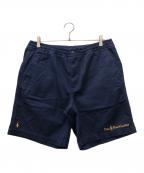 POLO RALPH LAUREN×BEAMSポロ・ラルフローレン×ビームス）の古着「別注 Gold Logo Shorts」｜ネイビー