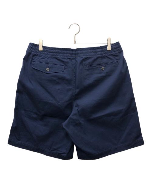POLO RALPH LAUREN（ポロ・ラルフローレン）POLO RALPH LAUREN (ポロ・ラルフローレン) BEAMS (ビームス) 別注 Gold Logo Shorts ネイビー サイズ:Lの古着・服飾アイテム