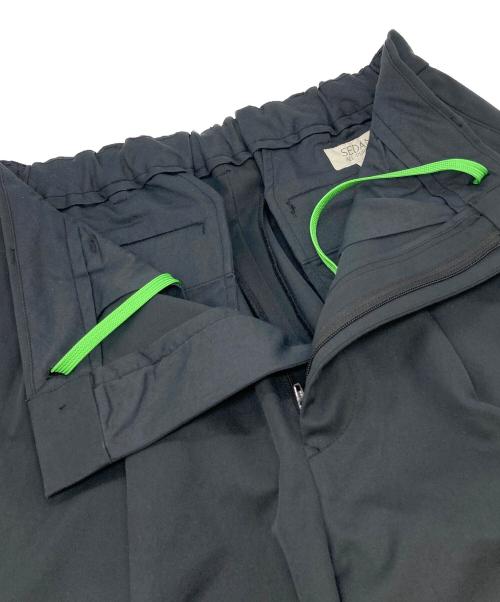 SEDAN ALL-PURPOSE（セダンオールパーパス）SEDAN ALL-PURPOSE (セダンオールパーパス) Ventilation Tech Chino Slacks ブラック サイズ:Lの古着・服飾アイテム