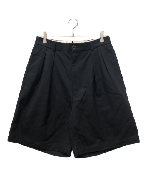 NEAT（ニート）NEAT (ニート) 2タックショーツ ブラック サイズ:44の古着・服飾アイテム