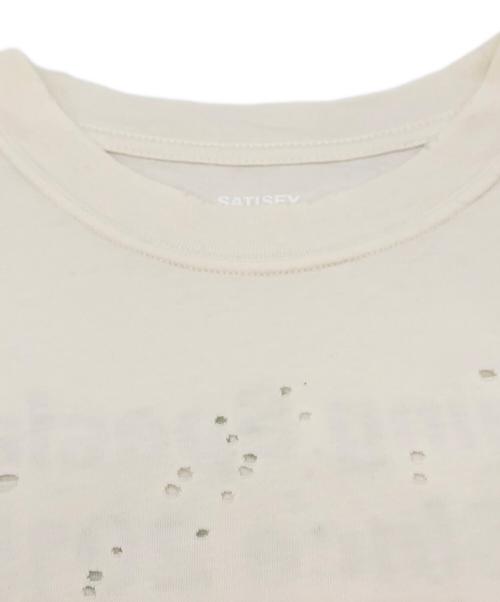 Satisfy（サティスファイ）Satisfy (サティスファイ) MOTHTECH T‑SHIRT Tシャツ ホワイト サイズ:4の古着・服飾アイテム