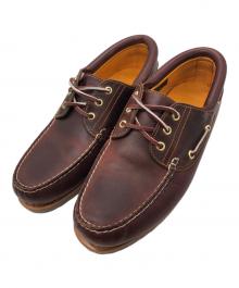 Timberland（ティンバーランド）の古着「3 EYE CLASSIC LUG ボートシューズ」｜バーガンディー