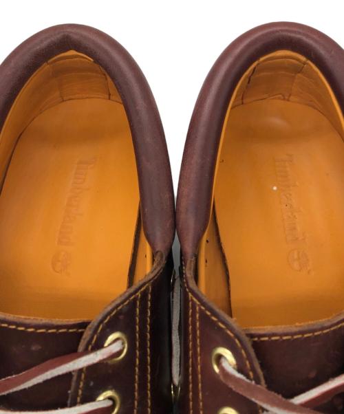 Timberland（ティンバーランド）Timberland (ティンバーランド) 3 EYE CLASSIC LUG ボートシューズ バーガンディー サイズ:26の古着・服飾アイテム