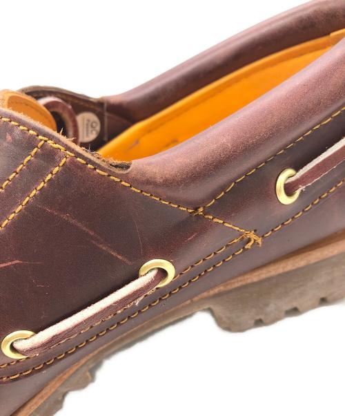 Timberland（ティンバーランド）Timberland (ティンバーランド) 3 EYE CLASSIC LUG ボートシューズ バーガンディー サイズ:26の古着・服飾アイテム