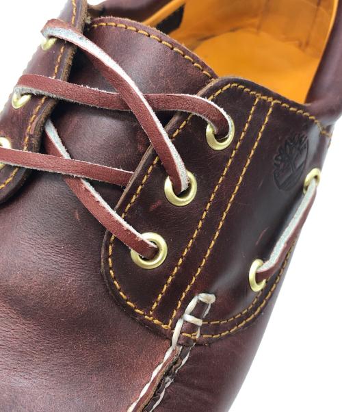 Timberland（ティンバーランド）Timberland (ティンバーランド) 3 EYE CLASSIC LUG ボートシューズ バーガンディー サイズ:26の古着・服飾アイテム