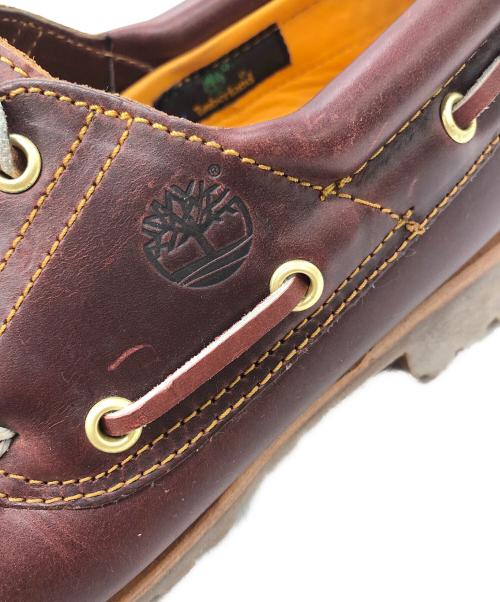 Timberland（ティンバーランド）Timberland (ティンバーランド) 3 EYE CLASSIC LUG ボートシューズ バーガンディー サイズ:26の古着・服飾アイテム
