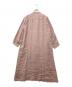fog linen work (フォグリネンワーク) リネンバンドカラーシャツワンピース ピンク サイズ:FREE 未使用品：10000円