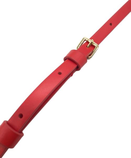 MARNI（マルニ）MARNI (マルニ) ロゴエンボスパンクバッグ レッドの古着・服飾アイテム