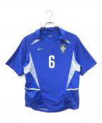 NIKEナイキ）の古着「2002年ブラジル代表 アウェイユニフォーム」｜ブルー