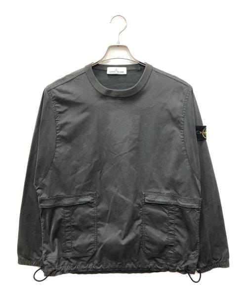 STONE ISLAND（ストーンアイランド）STONE ISLAND (ストーンアイランド) OVER SHIRT グレー サイズ:SIZE Sの古着・服飾アイテム