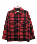 FILSONフィルソン）の古着「シングルマッキーノクルーザージャケット」｜レッド×ブラック
