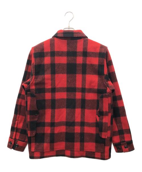 FILSON（フィルソン）FILSON (フィルソン) シングルマッキーノクルーザージャケット レッド×ブラック サイズ:SIZE Sの古着・服飾アイテム