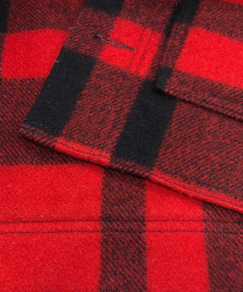 FILSON（フィルソン）FILSON (フィルソン) シングルマッキーノクルーザージャケット レッド×ブラック サイズ:SIZE Sの古着・服飾アイテム