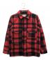 FILSON（フィルソン）の古着「シングルマッキーノクルーザージャケット」｜レッド×ブラック