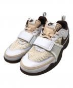 NIKE×Travis Scottナイキ×トラヴィススコット）の古着「Zoom Field Jaxx "White and Light Chocolate"」｜ホワイト×ブラウン