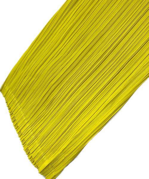 PLEATS PLEASE（プリーツプリーズ）PLEATS PLEASE (プリーツプリーズ) プリーツパンツ イエロー サイズ:3の古着・服飾アイテム