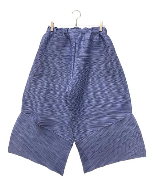 PLEATS PLEASE（プリーツプリーズ）PLEATS PLEASE (プリーツプリーズ) THICKER BOUNCE プリーツパンツ パープル サイズ:3の古着・服飾アイテム