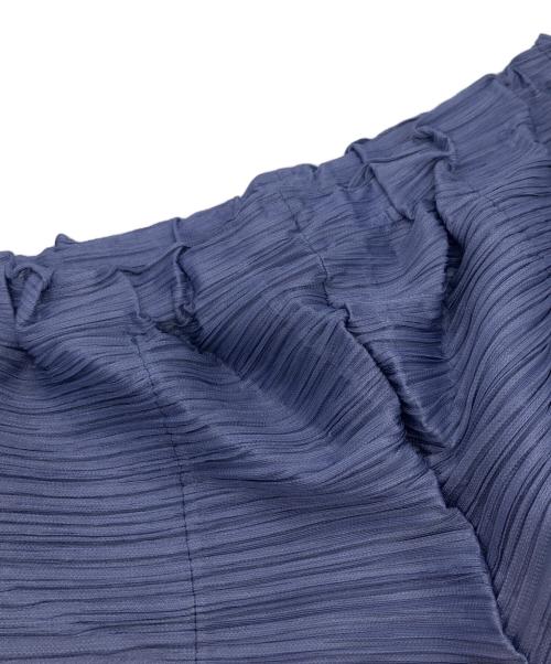 PLEATS PLEASE（プリーツプリーズ）PLEATS PLEASE (プリーツプリーズ) THICKER BOUNCE プリーツパンツ パープル サイズ:3の古着・服飾アイテム