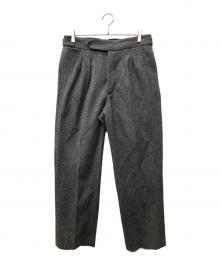OLD JOE & Co.（オールドジョー）の古着「DOUBLE-PLEATED SMARTY TROUSER」｜グレー