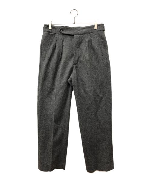 OLD JOE & Co.（オールドジョー）OLD JOE & Co. (オールドジョー) DOUBLE-PLEATED SMARTY TROUSER グレー サイズ:34の古着・服飾アイテム