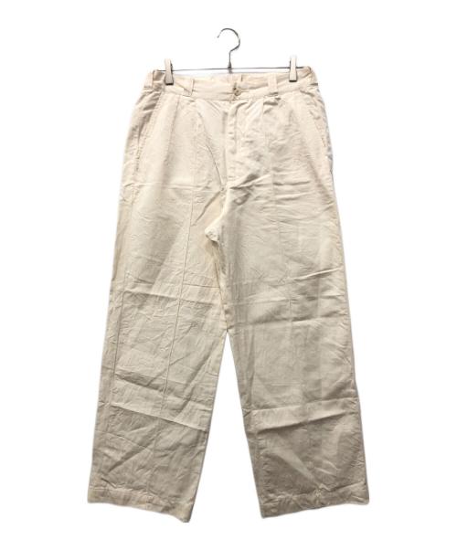 OLD JOE & Co.（オールドジョー）OLD JOE & Co. (オールドジョー) FRONT TUCK ARMY TROUSER アイボリー サイズ:34の古着・服飾アイテム