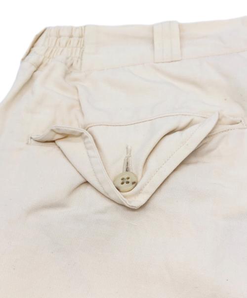 OLD JOE & Co.（オールドジョー）OLD JOE & Co. (オールドジョー) FRONT TUCK ARMY TROUSER アイボリー サイズ:34の古着・服飾アイテム
