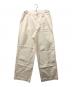 OLD JOE & Co.（オールドジョー）の古着「FRONT TUCK ARMY TROUSER」｜アイボリー