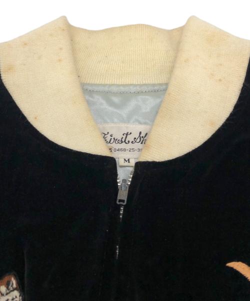 first shop（ファーストショップ）first shop (ファーストショップ) 別珍スカジャン ブラック サイズ:SIZE Mの古着・服飾アイテム