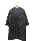 MADISON BLUEマディソンブルー）の古着「LINER COAT D QUILTING COAT」｜ブラック