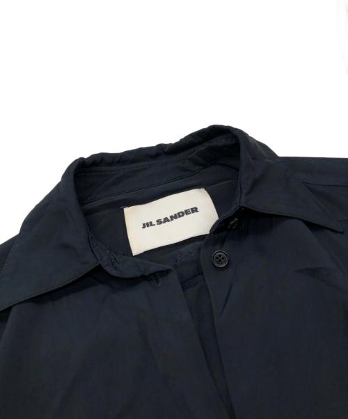 JIL SANDER（ジルサンダー）JIL SANDER (ジルサンダー) ポインテッドカラー シャツ ブラック サイズ:32の古着・服飾アイテム