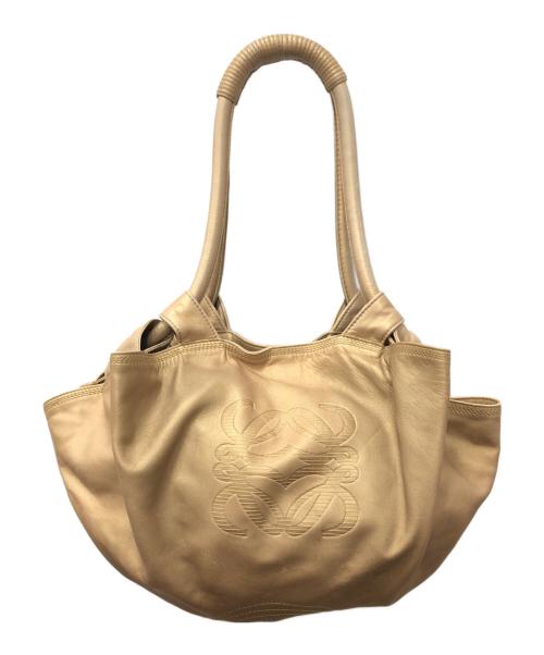 LOEWE（ロエベ）LOEWE (ロエベ) アナグラムハンドバッグ ゴールド サイズ:下記参照の古着・服飾アイテム