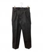 OLD JOE & Co.オールドジョー）の古着「DOUBLE-PLEATED SMARTY TROUSER/ダブルプリーツドレープトラウザー」｜グレー