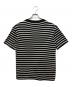 Dior (ディオール) ロゴジャガードボーダーニットTシャツ ブラック×ホワイト サイズ:SIZE M：20000円
