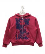 SUPREME×Hysteric Glamourシュプリーム×ヒステリックグラマー）の古着「Thermal Lined Zip Up Hooded Sweatshirt」｜ピンク