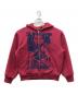 SUPREME（シュプリーム）の古着「Thermal Lined Zip Up Hooded Sweatshirt」｜ピンク
