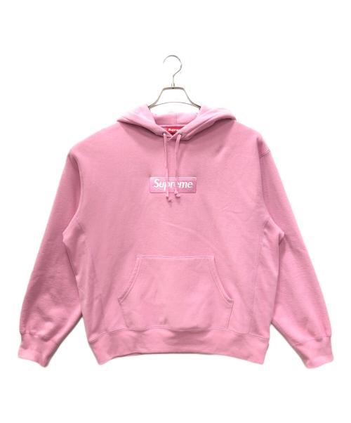 SUPREME（シュプリーム）SUPREME (シュプリーム) Box Logo Hooded Sweatshirt ピンク サイズ:SIZE Mの古着・服飾アイテム