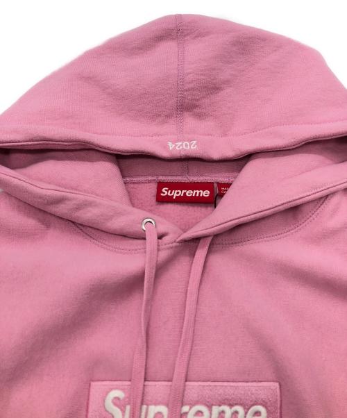 SUPREME（シュプリーム）SUPREME (シュプリーム) Box Logo Hooded Sweatshirt ピンク サイズ:SIZE Mの古着・服飾アイテム