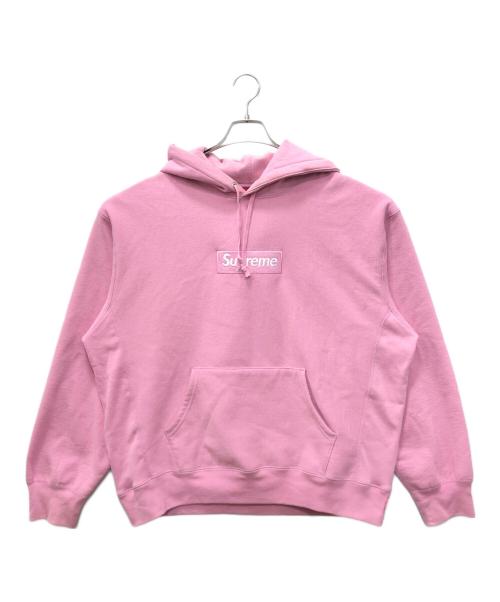 SUPREME（シュプリーム）SUPREME (シュプリーム) Box Logo Hooded Sweatshirt ピンク サイズ:SIZE Lの古着・服飾アイテム